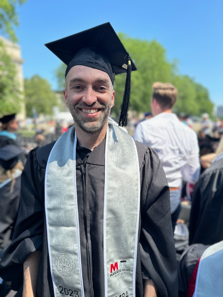 Phil, MIT Sloan MBA graduation 2023